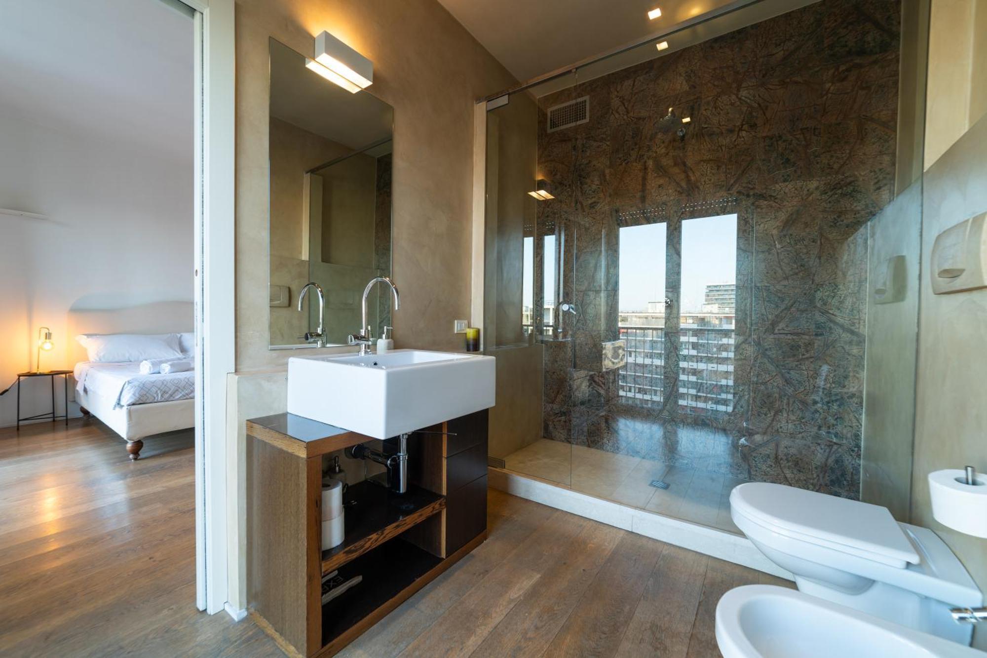 Апартаменти Luxury Penthouse With Stunning View And Hammam Мілан Екстер'єр фото
